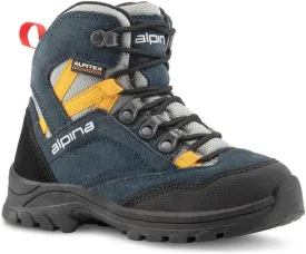 Alpina Kids Waterproof Hiking Boots - Durable Full Leather Lightweight Breathable Slip Resistant