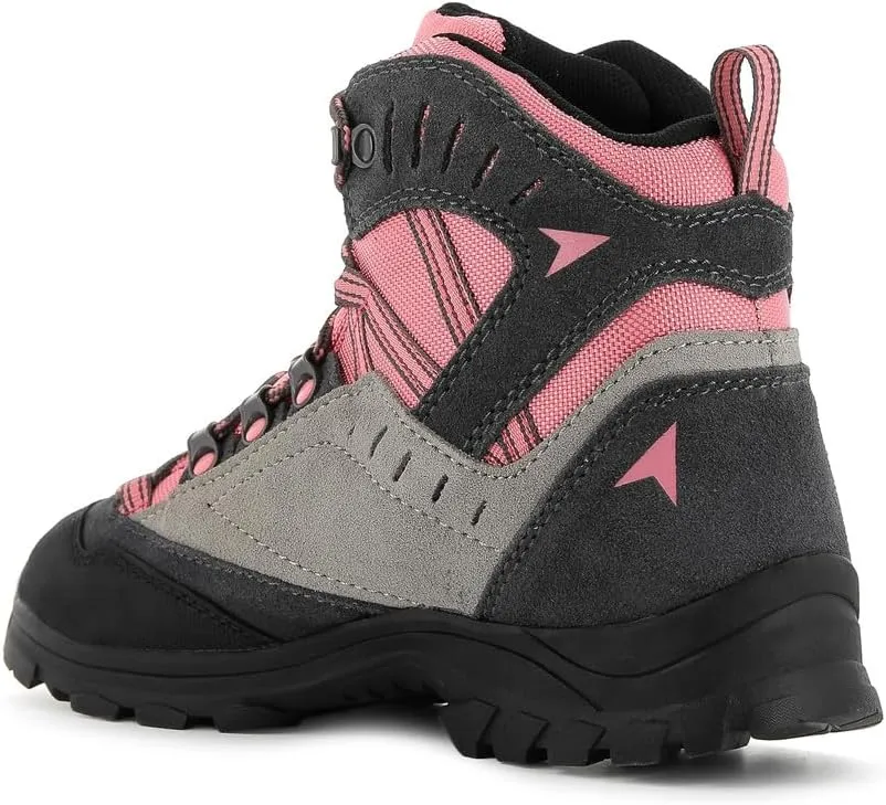 Alpina Kids Waterproof Hiking Boots - Durable Full Leather Lightweight Breathable Slip Resistant