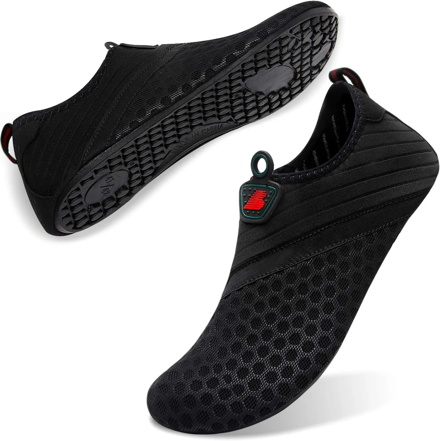 BARERUN Barefoot Water Shoes for Women Men Quick-Dry Aqua Socks for Swim Beach Pool Surf Yoga Boat Travel Non Slip Indoor Outdoor Walking Shoes