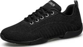BAXINIER Girls White Cheerleading Shoes Breathable Youth Cheer Competition Sneakers Athletic Training Dance Tennis Walking Shoes