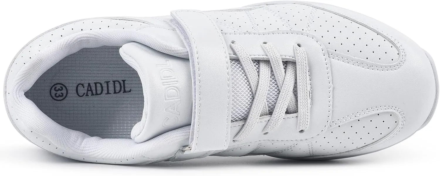 CADIDL Cheer Shoes Women White Cheerleading Dance Shoes