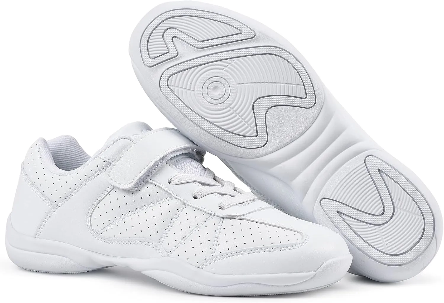 CADIDL Cheer Shoes Women White Cheerleading Dance Shoes