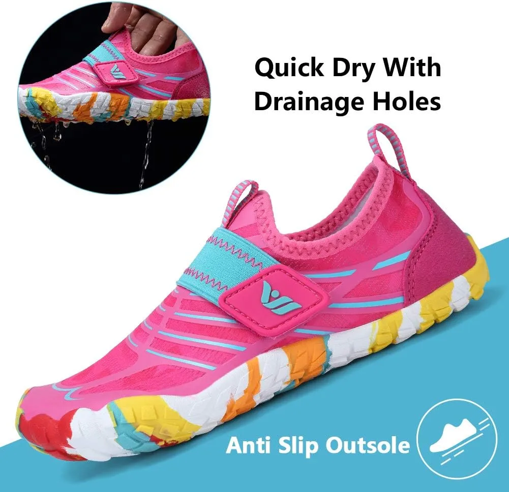 CIOR Boys & Girls Water Shoes Sports Aqua Athletic Sneakers Lightweight Sport Shoes(Toddler/Little Kid/Big Kid)