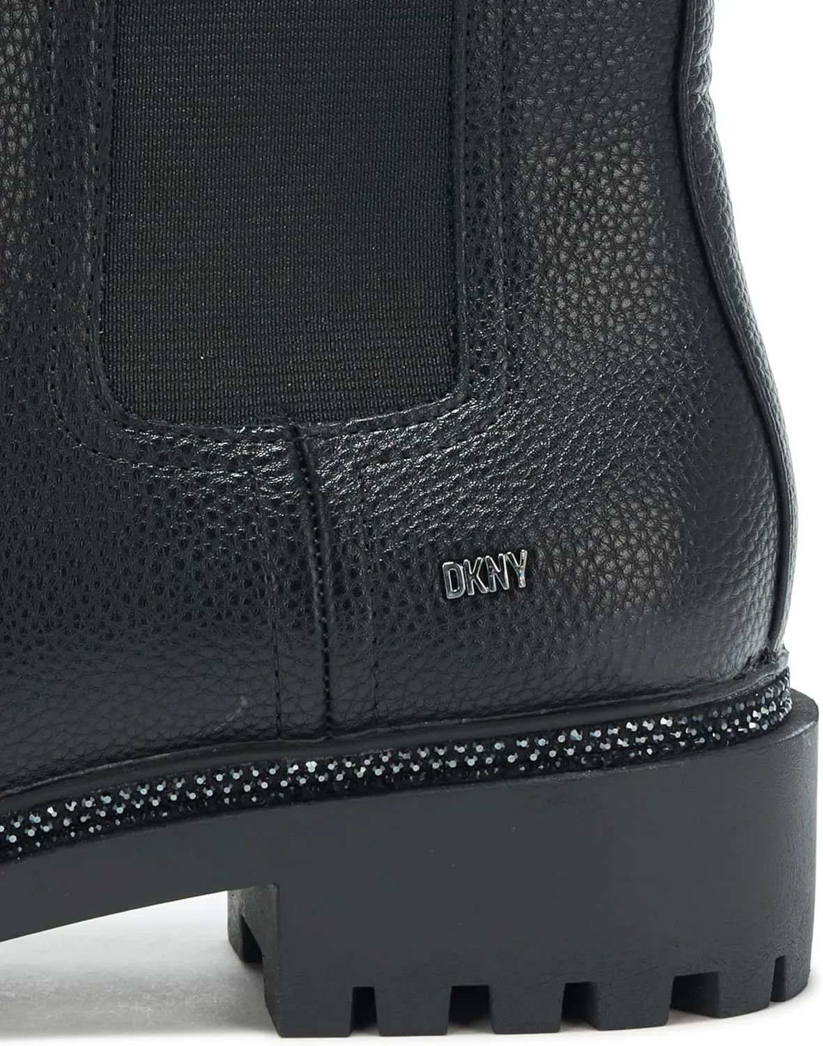 DKNY Women's Rick Slip on Chelsea Boot with Stud Details Fashion