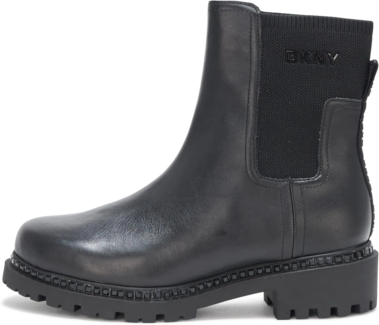 DKNY Women's Roxanne Slip on Chelsea Boot with Studs
