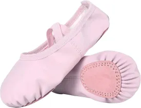 Dynadans Soft Leather Ballet Shoes/Ballet Slippers/Dance Shoes (Toddler/Little/Big Kid/Women) 