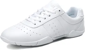 FOFOWHAT Girls White Cheer Shoes Youth Cheerleading Dance Sneaker Training Competition for Women Girls' Cheerleading Shoes