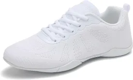 Girls' Cheerleading Shoes Breathable Lightweight Comfortable Dance Cheerleader Sneakers Non-Slip for Dance, Training, Tennis and Youth Sport