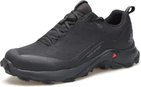 HUMTTO Men's All-Terrain Waterproof Hiking Shoes Lightweight Breathable Trekking Anti Slip Outdoor Trails Shoes