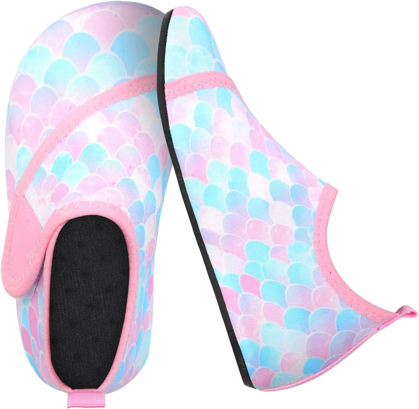 JOINFREE Kids Boys and Girls Swim Water Shoes Toddler Quick Dry Aqua Socks Barefoot Skin Shoes for Beach Sports