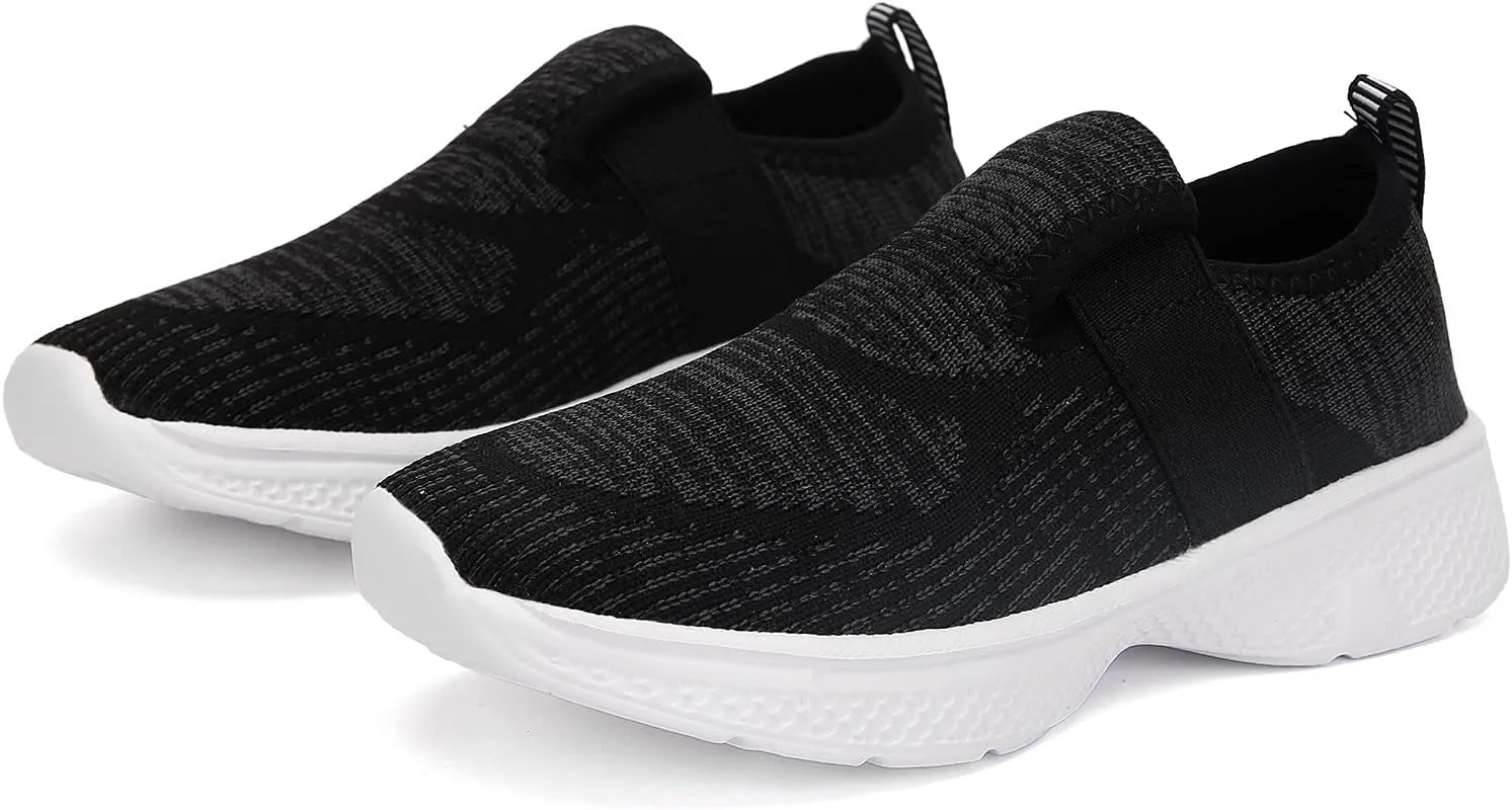 Kids Lightweight Breathable Loafer Walking Shoes Easy Walk Sport Running Sneaker Casual Slip-on Shoe for Boys Girls