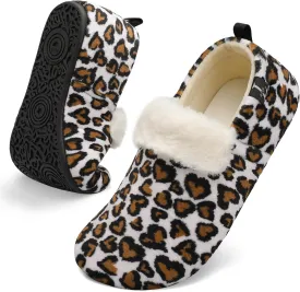 L-RUN Womens Mens Slippers Soft Curly Lightweight House Shoes Cozy Slippers with Fleece Lining for Indoor and Outdoor