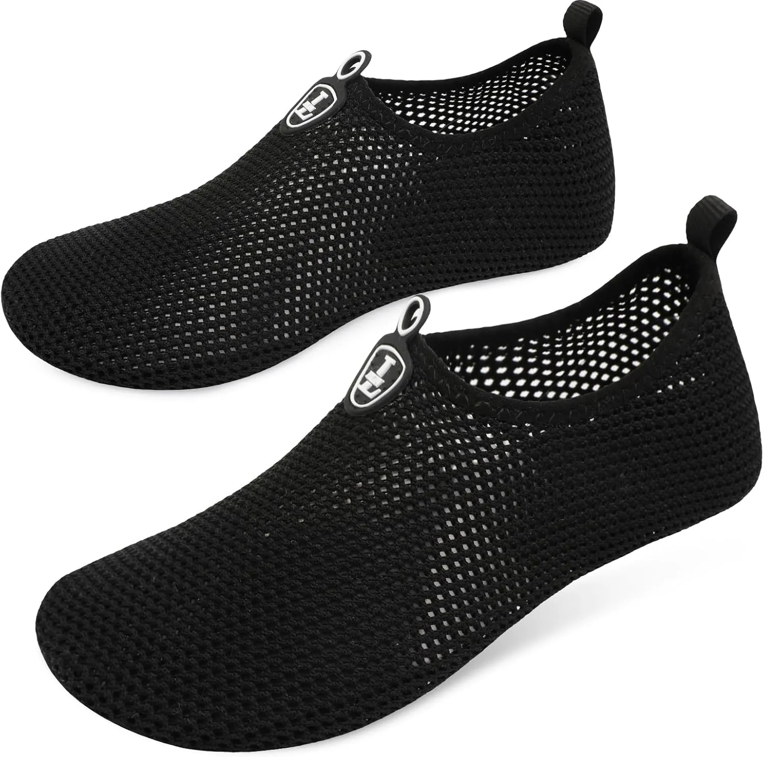 L-RUN Womens Mens Water Shoes Barefoot Skin Aqua Socks for Run Dive Surf Pool Beach Yoga Quick Dry Swim Shoes Non-Slip