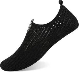 L-RUN Womens Mens Water Shoes Barefoot Skin Aqua Socks for Run Dive Surf Pool Beach Yoga Quick Dry Swim Shoes Non-Slip
