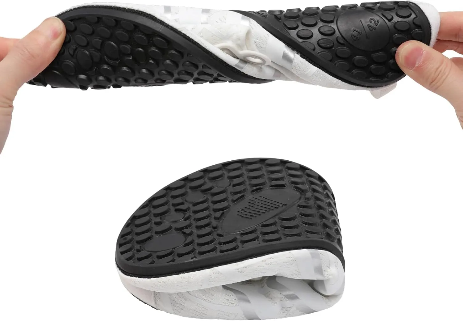 L-RUN Womens Mens Water Shoes Barefoot Skin Aqua Socks for Run Dive Surf Pool Beach Yoga Quick Dry Swim Shoes Non-Slip