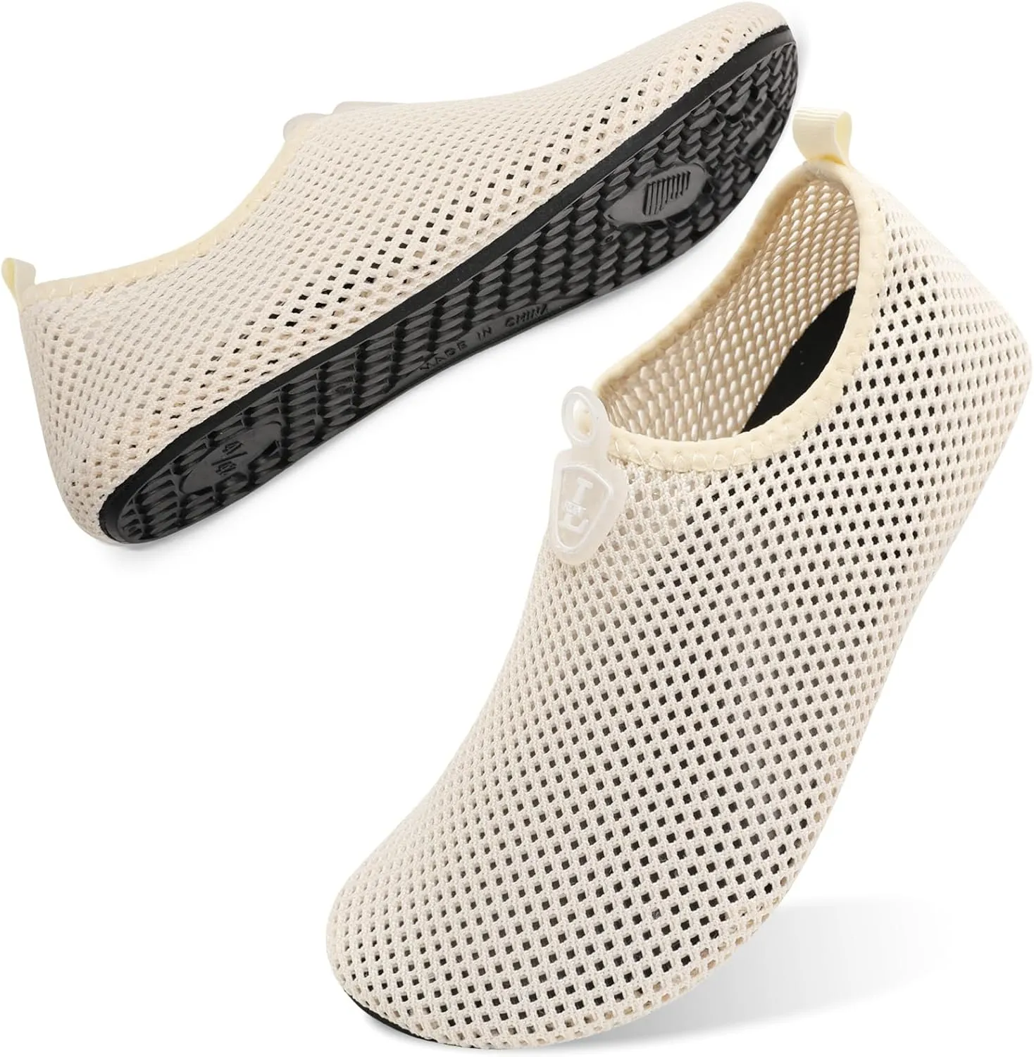 L-RUN Womens Mens Water Shoes Barefoot Skin Aqua Socks for Run Dive Surf Pool Beach Yoga Quick Dry Swim Shoes Non-Slip