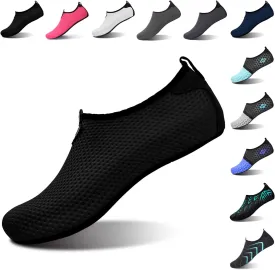 L-RUN Womens Mens Water Shoes Barefoot Skin Aqua Socks for Run Dive Surf Pool Beach Yoga Quick Dry Swim Shoes Non-Slip