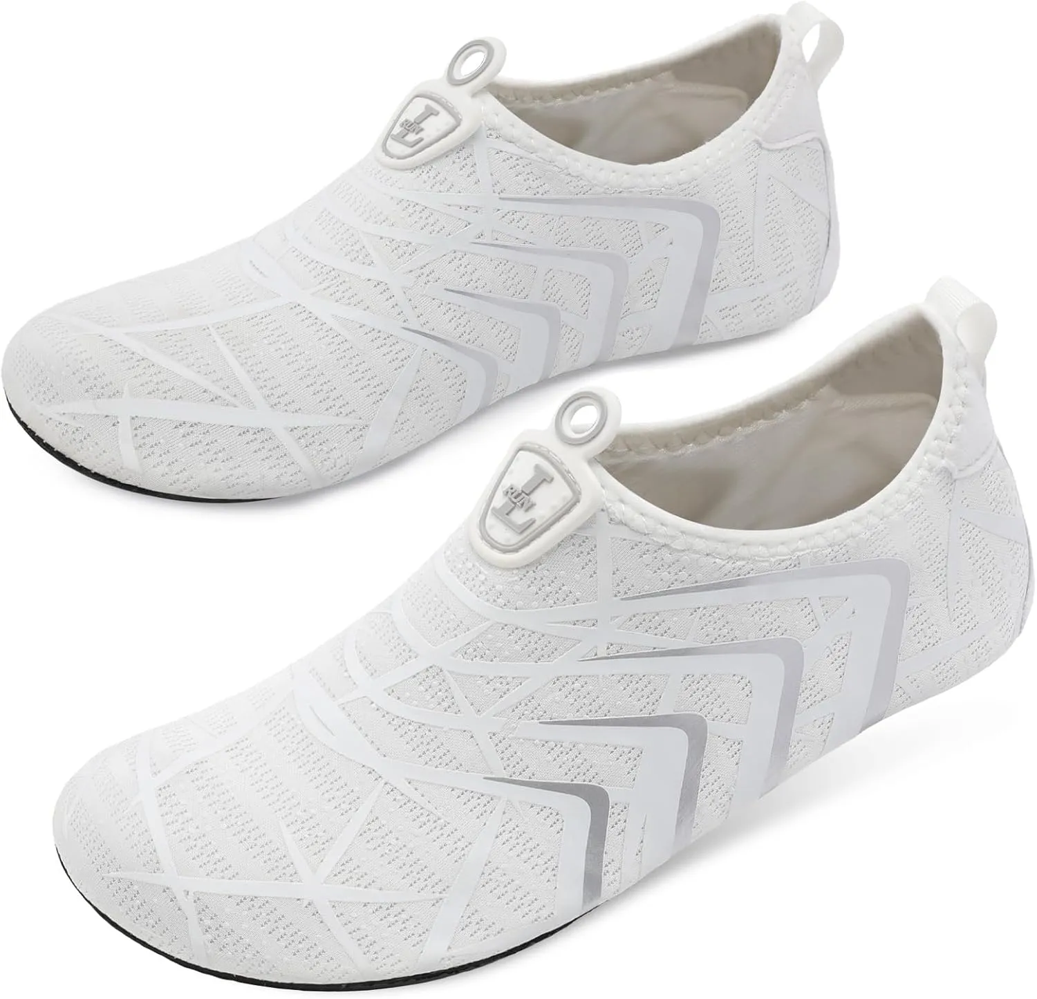 L-RUN Womens Mens Water Shoes Barefoot Skin Aqua Socks for Run Dive Surf Pool Beach Yoga Quick Dry Swim Shoes Non-Slip