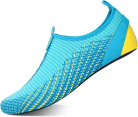 L-RUN Womens Mens Water Shoes Barefoot Skin Aqua Socks for Run Dive Surf Pool Beach Yoga Quick Dry Swim Shoes Non-Slip