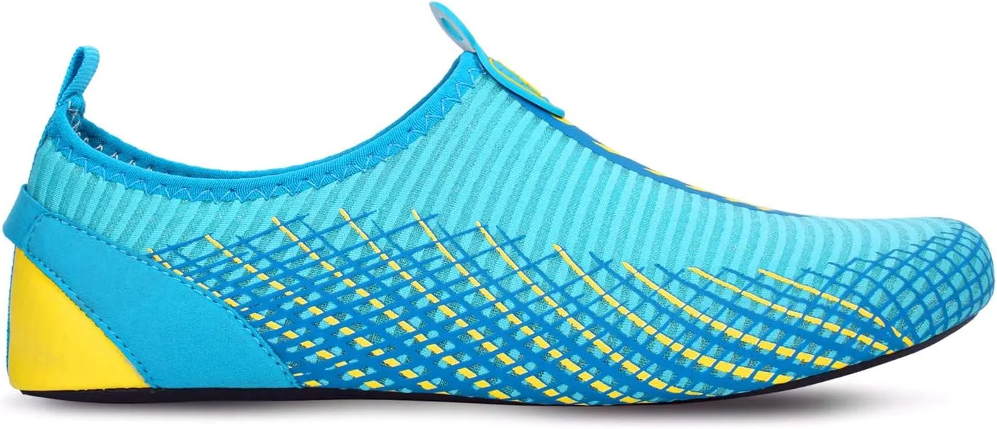 L-RUN Womens Mens Water Shoes Barefoot Skin Aqua Socks for Run Dive Surf Pool Beach Yoga Quick Dry Swim Shoes Non-Slip