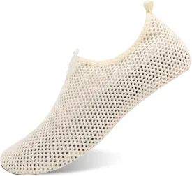 L-RUN Womens Mens Water Shoes Barefoot Skin Aqua Socks for Run Dive Surf Pool Beach Yoga Quick Dry Swim Shoes Non-Slip