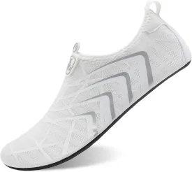 L-RUN Womens Mens Water Shoes Barefoot Skin Aqua Socks for Run Dive Surf Pool Beach Yoga Quick Dry Swim Shoes Non-Slip