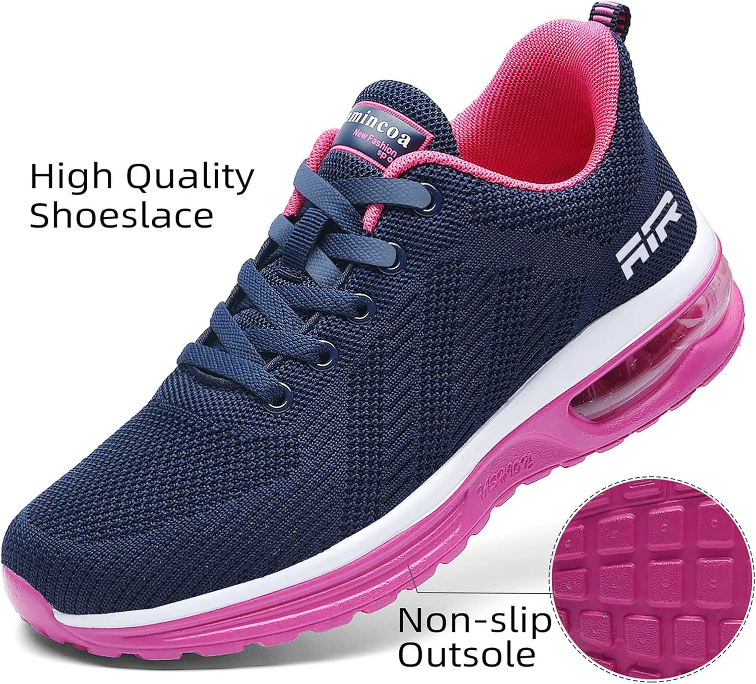 Lamincoa Womens Air Running Shoes Lightweight Women Sneakers Air Cushion Walking Tennis Shoes for Women
