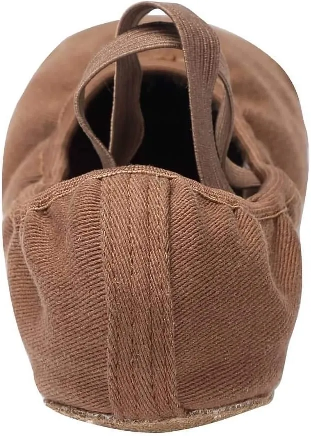 Linodes Dance Shoes for Girls Stretch Canvas Split Sole for Women