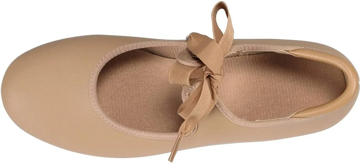 Linodes Leather/Patent Tap Shoe for Girls and Boys (Toddler/Little Kid/Big Kid)