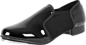 Linodes Unisex PU Leather Slip On Tap Shoe Dance Shoes for Women and Men's Dance Shoes