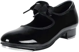 Linodes Unisex PU Leather/Patent Ribbon Tie Tap Shoe Dance Shoes for Women and Men's Dance Shoes-601