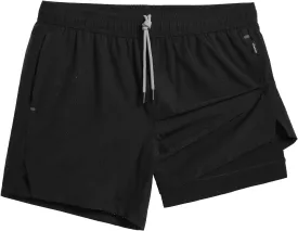 maamgic Mens Running Shorts with Compression Liner 5" Quick Dry Workout Gym Shorts Anti-Chafe 2 in 1 Athletic Shorts
