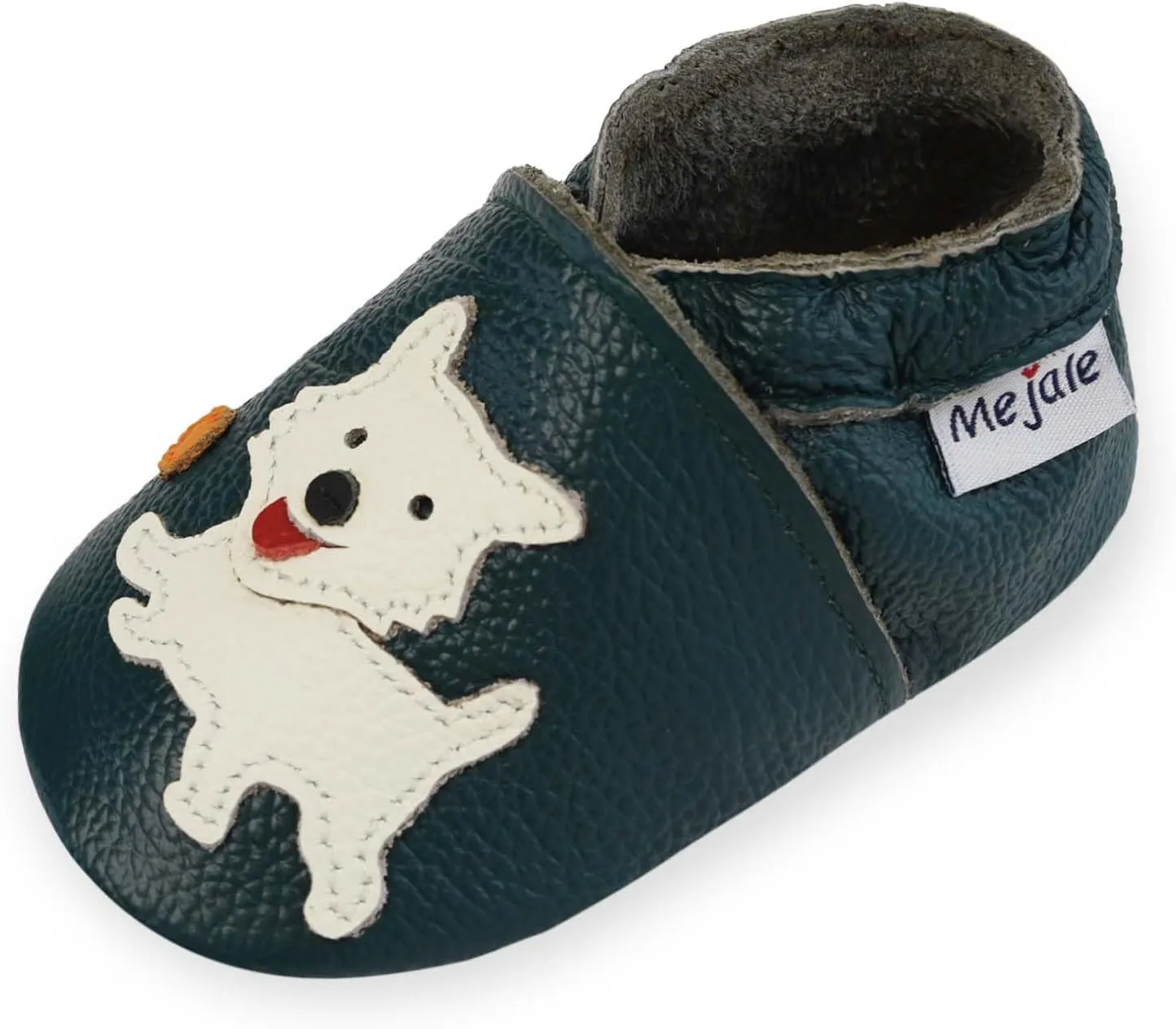 Mejale Baby Shoes Soft Sole Leather Moccasins Cartoon Butterfly Infant Toddler First Walker Slippers