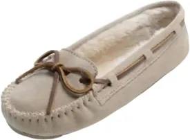 Minnetonka Women's Cally Slipper, Stone, 6.5 M US