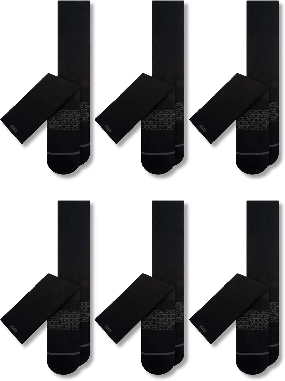 Pair of Thieves Men's Athletic Cotton Crew Socks - 6 Pack Cushioned Comfort Socks for Sports, Work & Casual Wear