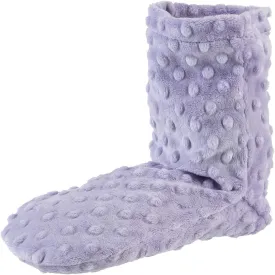 Sonoma Lavender Spa Booties, Microwavable Heated Slippers, Luxury Herbal Booties, Herbal Aromatherapy Foot Warmer