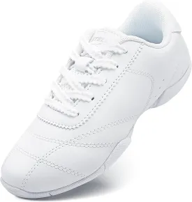 Stelle Cheer Shoes Girls White Cheerleading Dance Shoes Youth Athletic Training Tennis Sneakers for Competition Sport