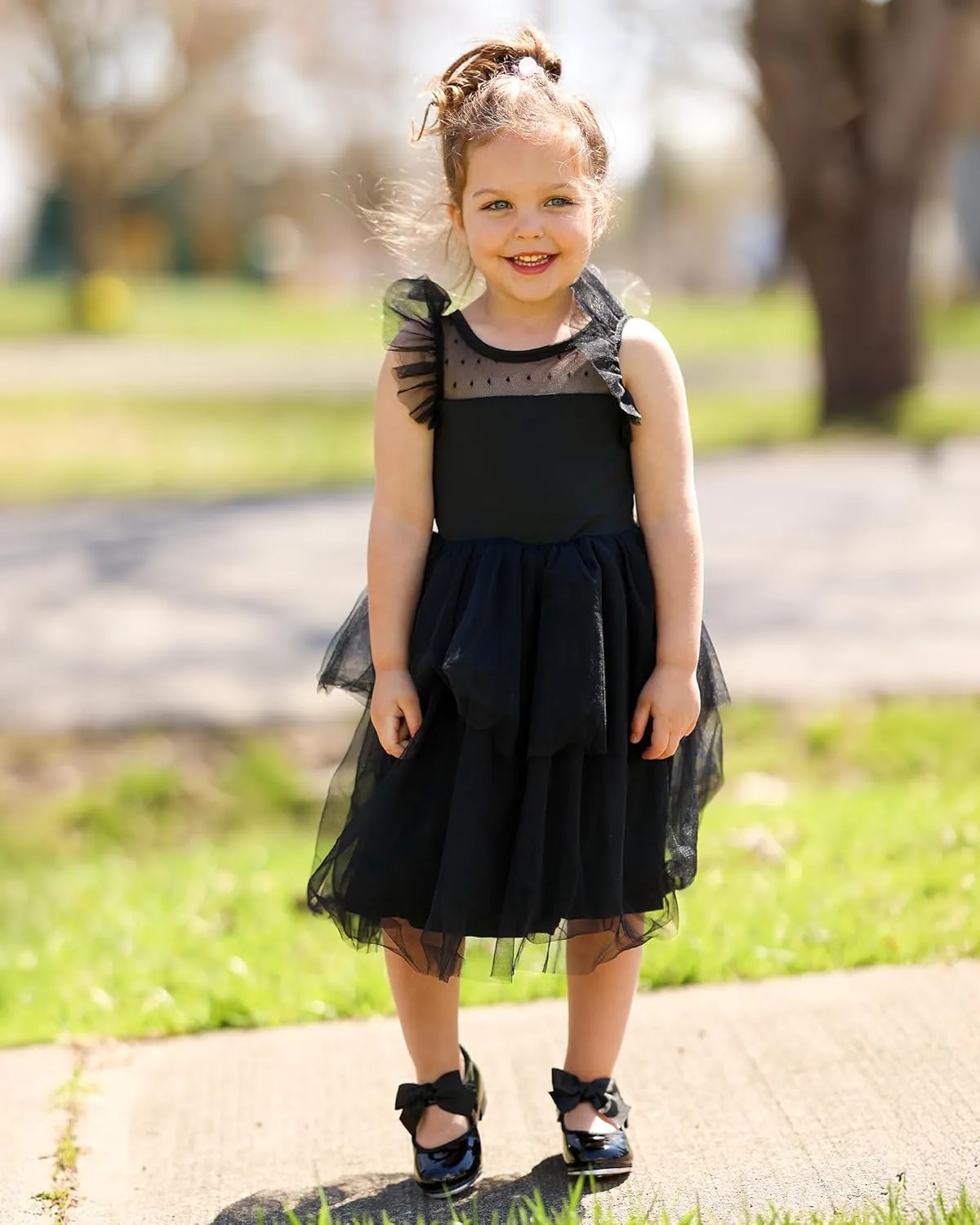 Stelle Tap Shoes for Girls Boys Patent Leather Detachable Bow Dance Shoes(Toddler/Little Kid/Big Kid)