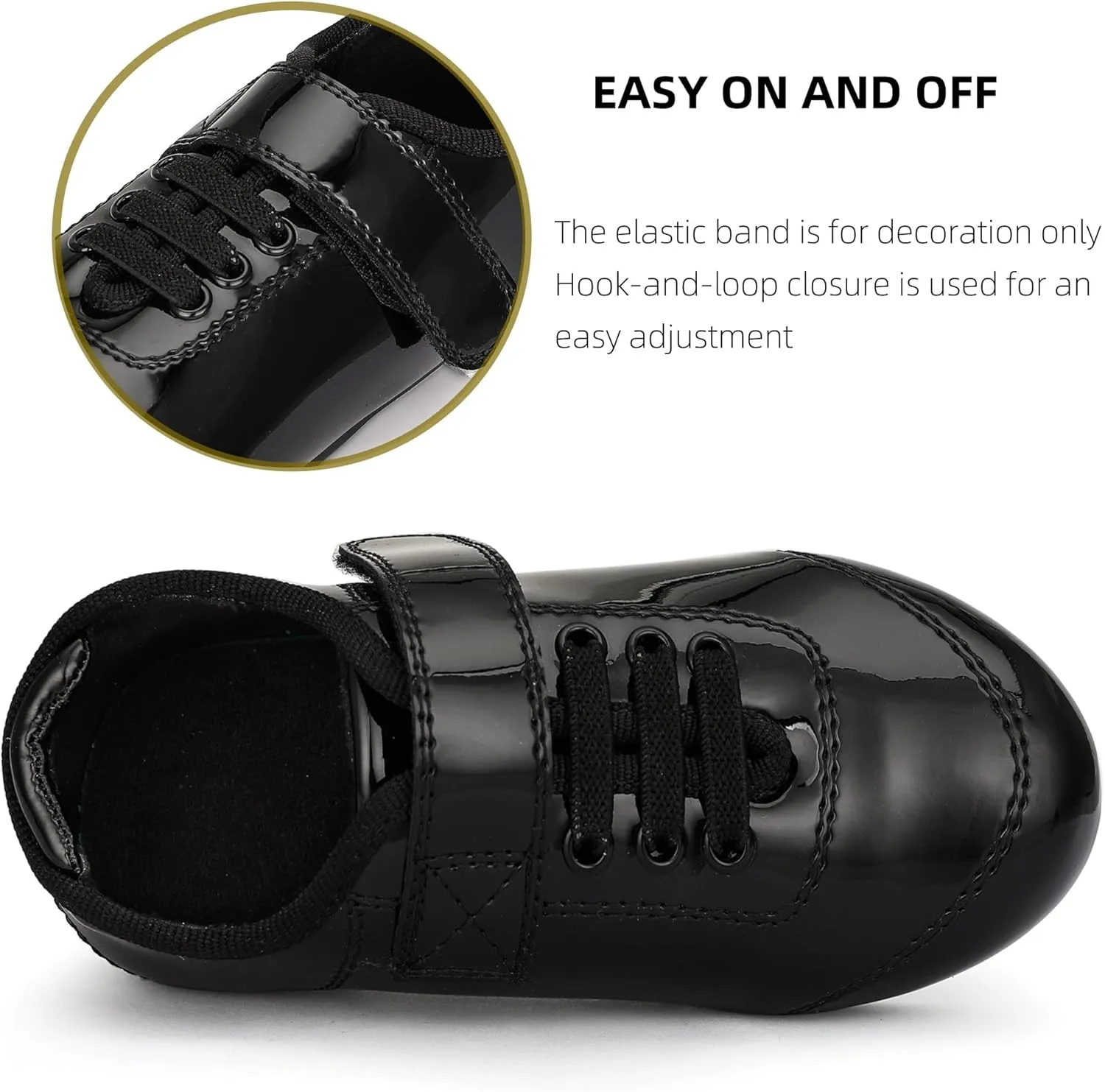 Tap Shoes for Girls Boys Patent Leather Dance Shoes