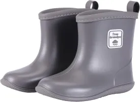 Tree Grandpa Toddler Rain Boots Baby Kids Easy-on Rain shoes Children Waterproof Shoes for Boys Girls(1-6 Years)